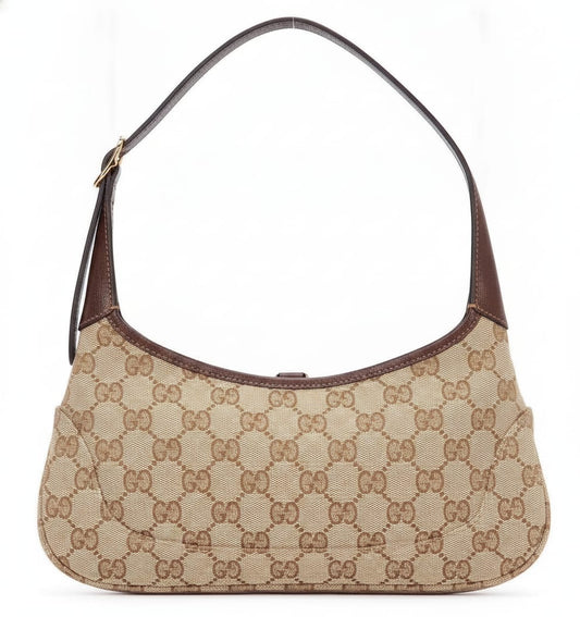 Small Canvas Shoulder Bag with Adjustable Strap