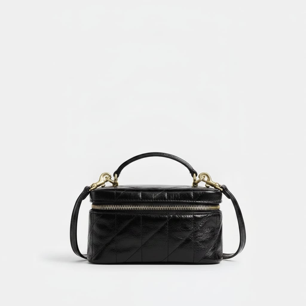 Quilted Compact Crossbody Bag