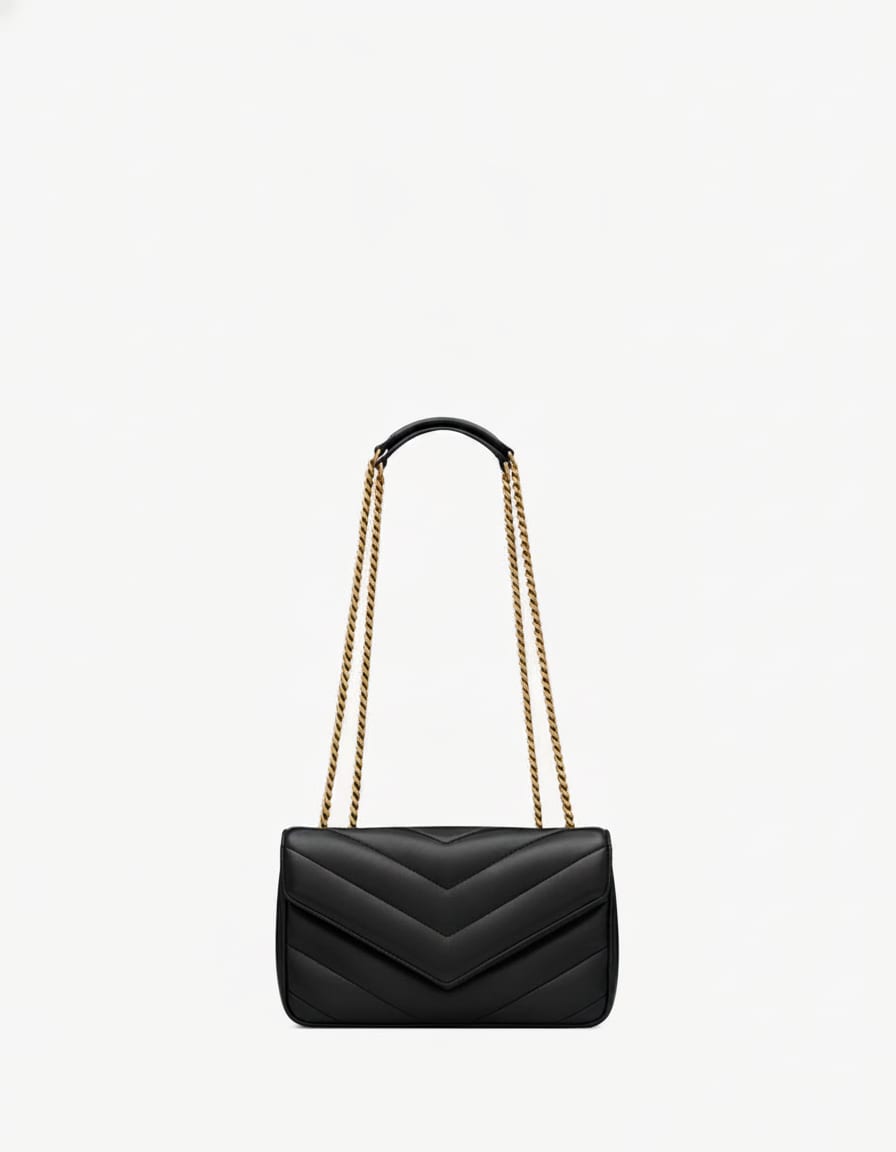 Small Quilted Lambskin Chain Shoulder & Crossbody Bag