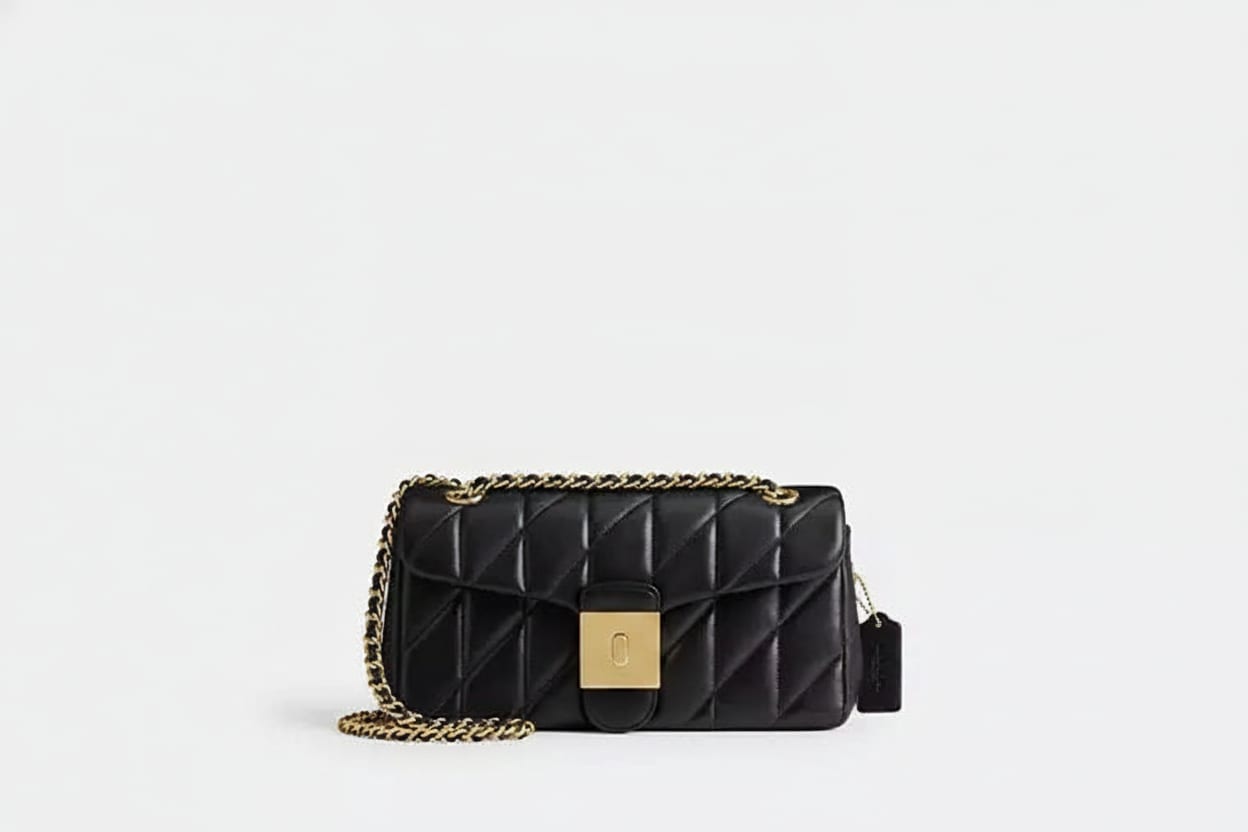 Padded Quilted Shoulder Bag