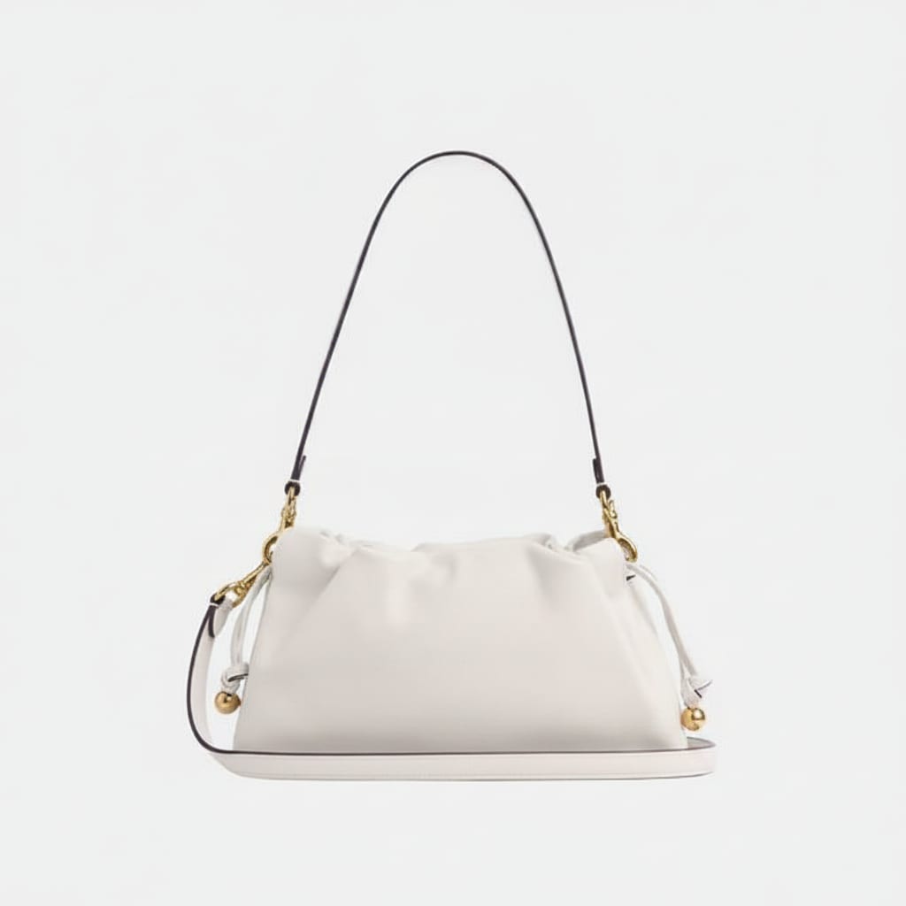 Ruched Shoulder Bag