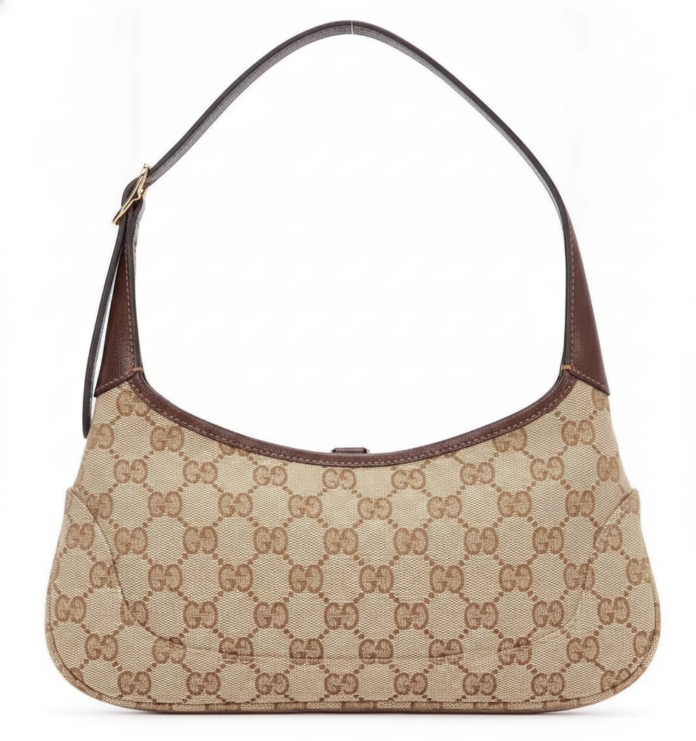 Small Canvas Shoulder Bag with Adjustable Strap