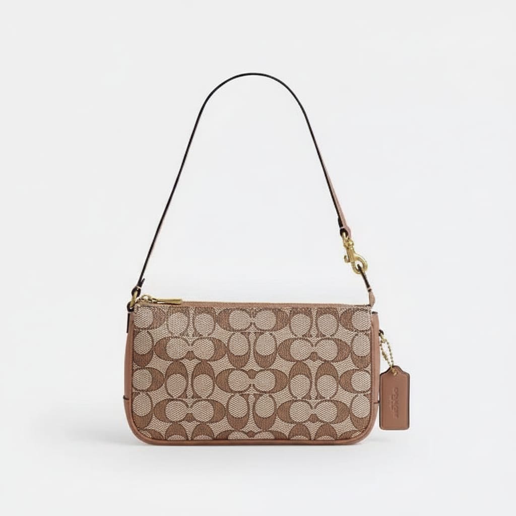 Patterned Fabric Mini Shoulder Bag